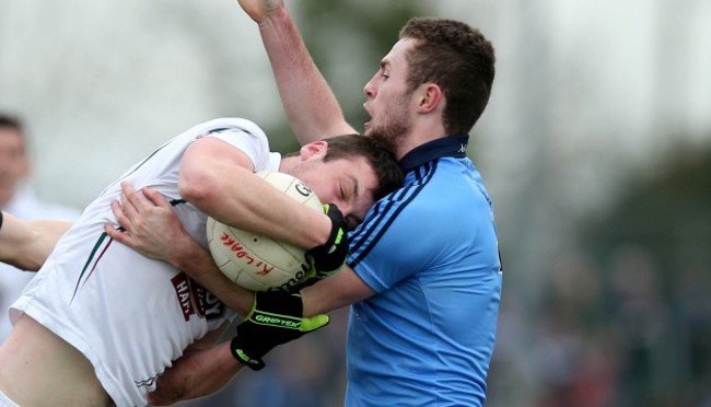 Fionn Dowling with Jack McCaffrey