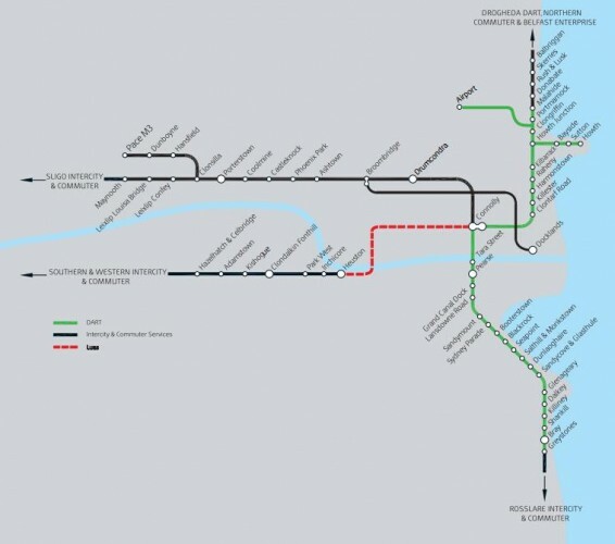 Trains from Cork, Galway and Limerick direct to Dublin Airport? It