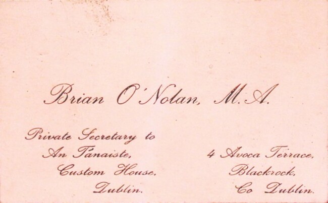brian o nolan business card