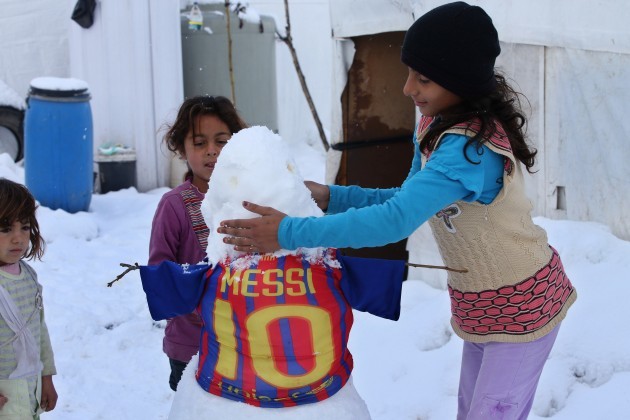 Mideast Lebanon Syrian Refugees Weather