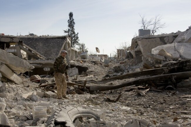 Mideast Syria Inside Kobani