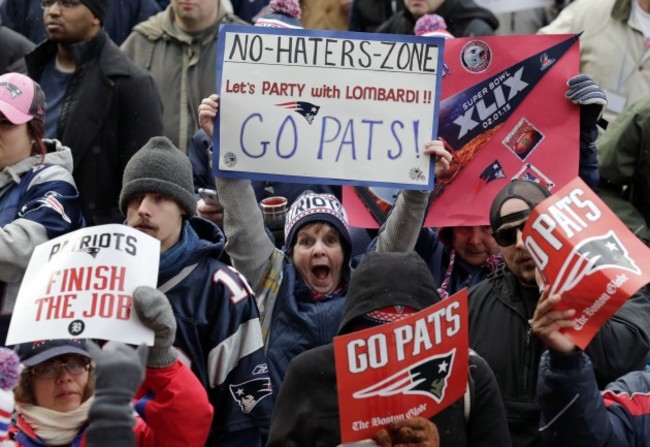 Patriots Sendoff Football