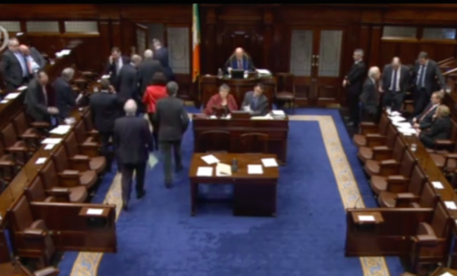 dail walkout