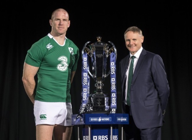 Paul OÕConnell with Joe Schmidt