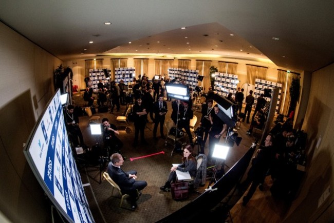 General view from today's RBS 6 Nations Rugby Championship Launch