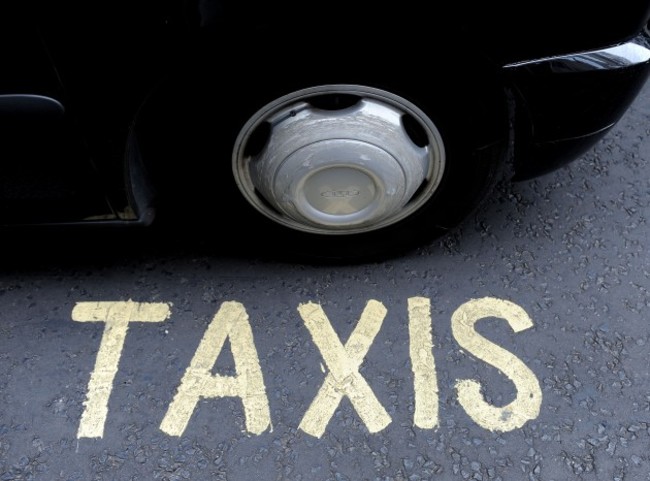 London taxis in go-slow protest