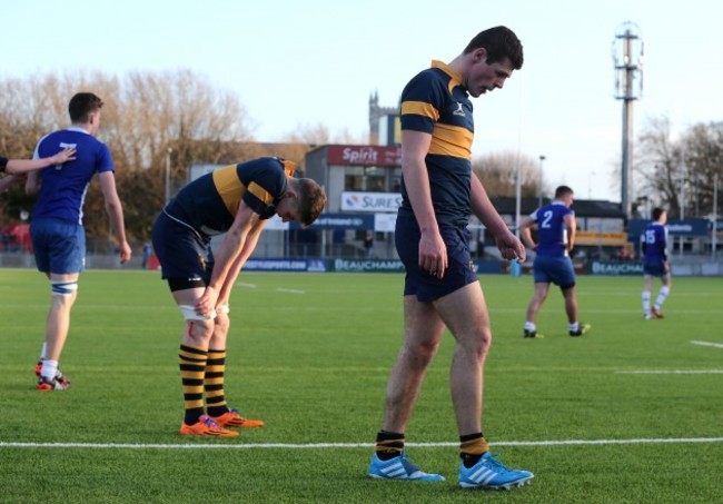 A dejected Matthew Bursey and David Smith