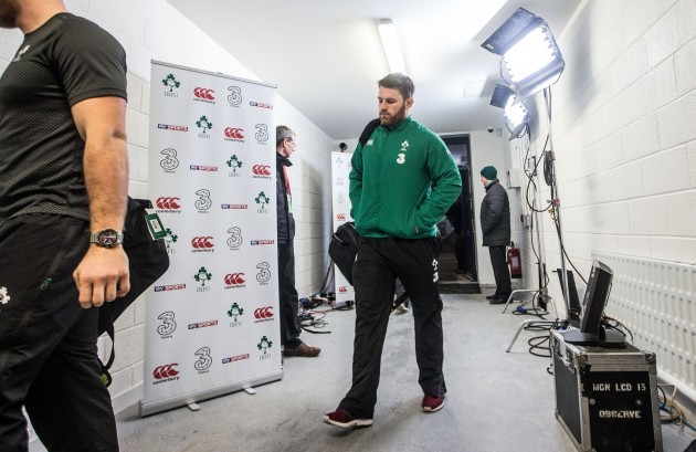 Sean O'Brien arrives for the game