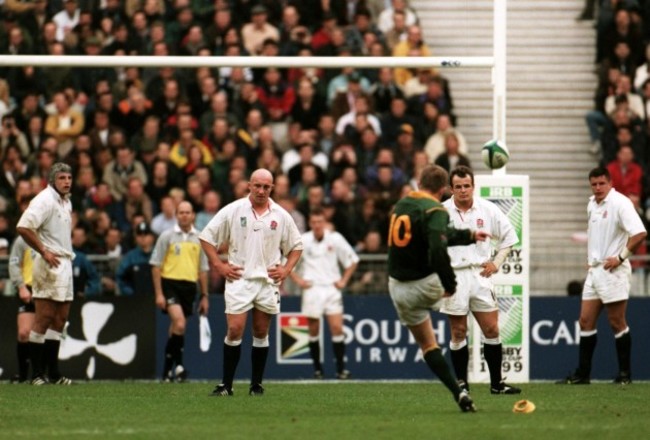 Rugby Union - Rugby World Cup 99 - Quarter Final - South Africa v England