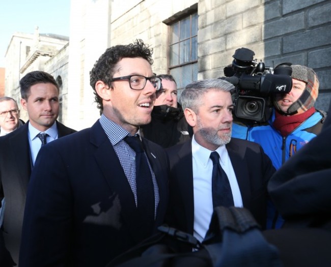 Rory Mcllroy at Court