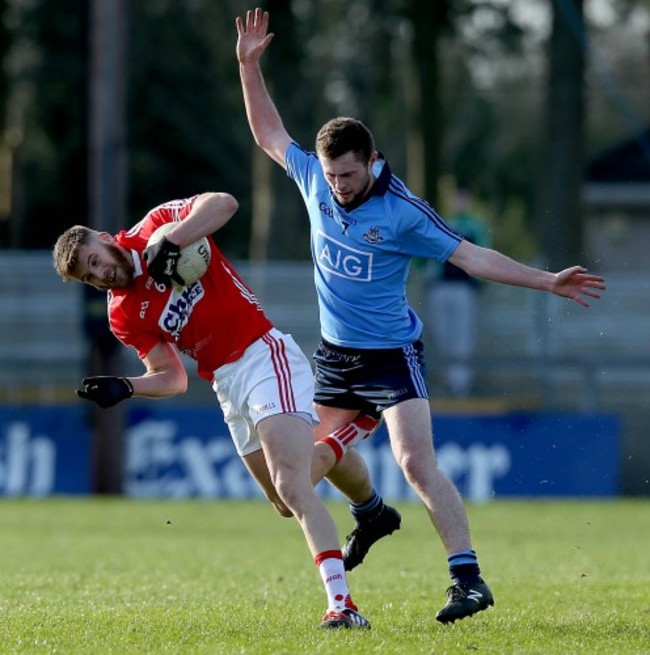 Jack McCaffrey with Eoin Cadogan