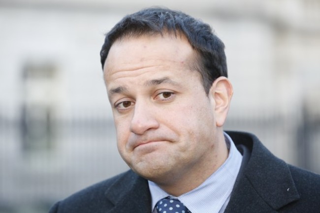 Pictured is Minister Varadkar discuss