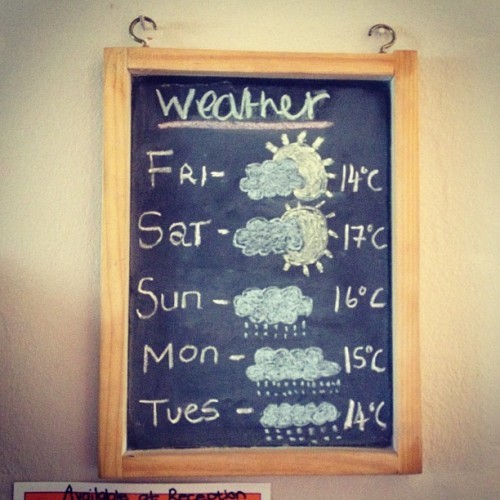 Weather forecast
