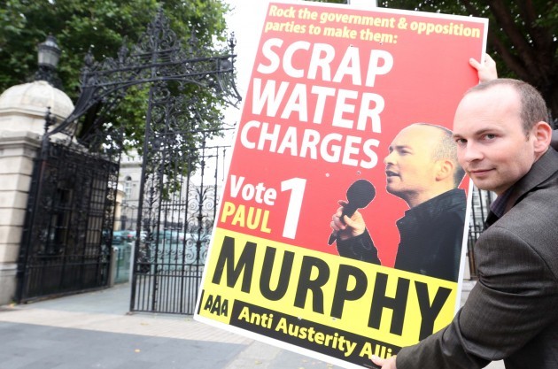 File Photo TD Paul Murphy has defended anti water charge protesters who targeted the President outside a Dublin school on Friday.