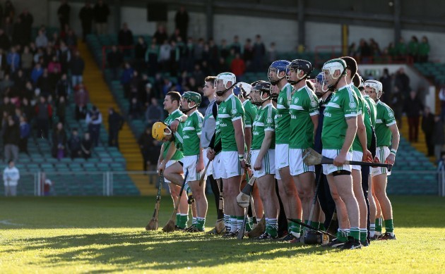 Kilmallock stand for the national anthem