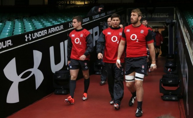 Rugby Union - 2015 RBS Six Nations - Wales v England - England Captain's Run - Millennium Stadium