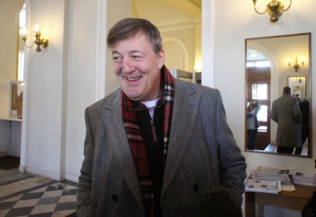 Stephen Fry visits St. Petersburg