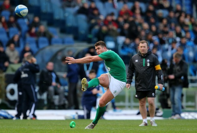 Ian Keatley kicks