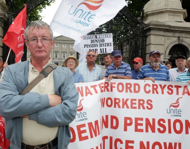 Waterford Crystal Pensions Protests