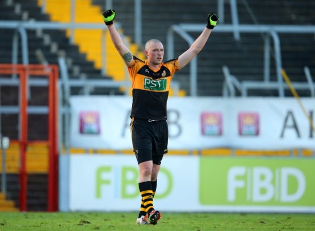 Kieran Donaghy celebrates after the final whistle