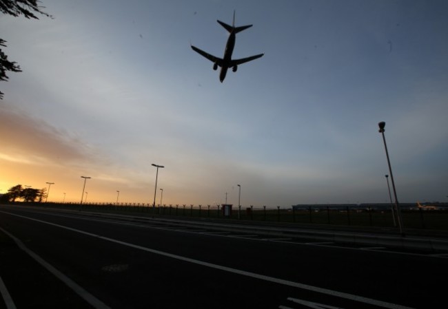 Dublin Airport. Pictured a plane commi