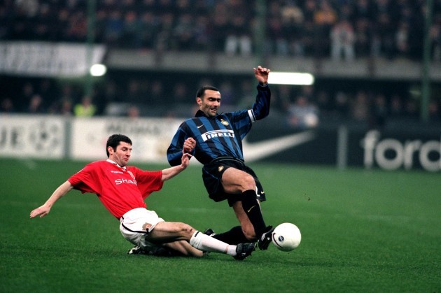 Soccer - UEFA Champions League - Quarter Final Second Leg - Inter Milan v Manchester United
