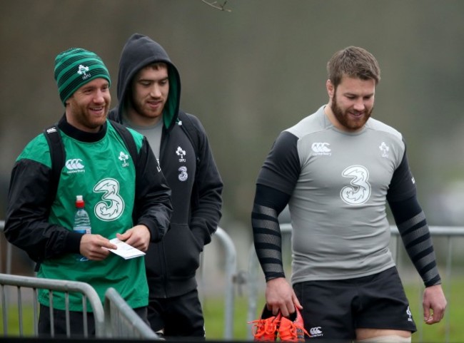 Luke Fitzgerald, Dominic Ryan and Sean O'Brien