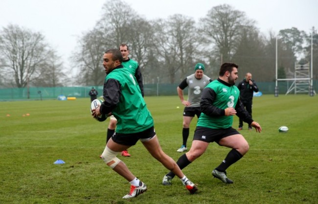 Simon Zebo and Marty Moore