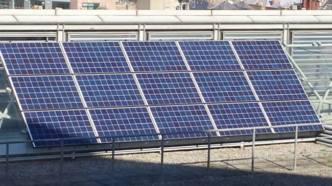 solar panel on roof of civics (1)