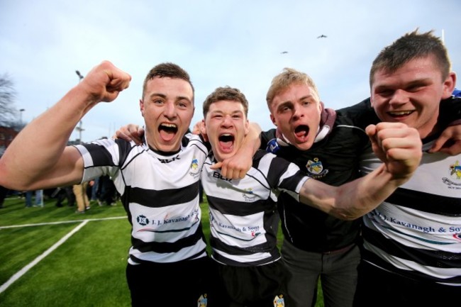 Alan Tynan and Keith Kavanagh celebrate