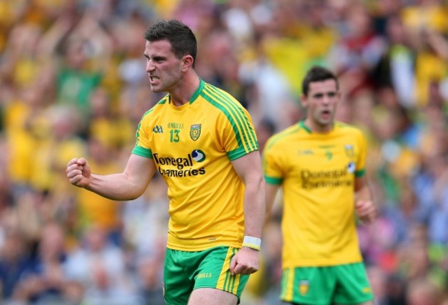 Patrick McBrearty celebrates scoring