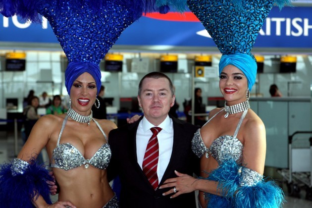 Willie Walsh launches British Airways' service to Las Vegas in 2009