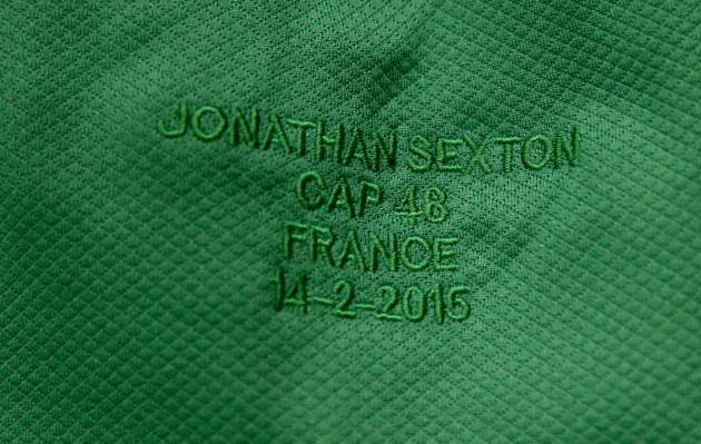 Jonathan Sexton's jersey