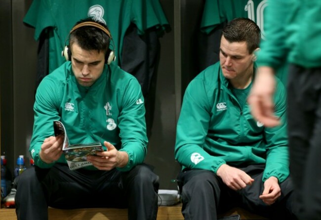 Conor Murray and Jonathan Sexton
