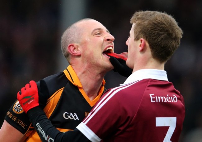 Kieran Donaghy celebrates