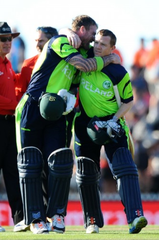 John Mooney and Niall OÕBrien after the winning runs