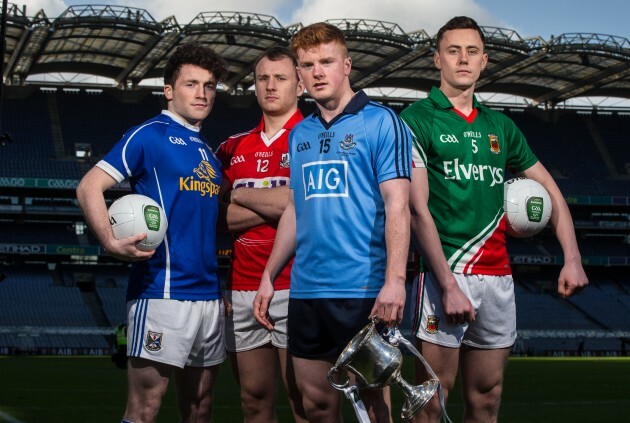 Conor McHugh, Enda Flanagan, Brian O'Driscoll and Diarmuid O'Connor