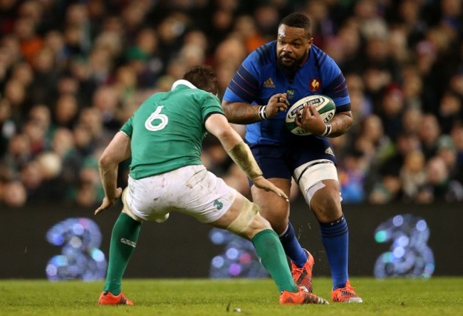 Peter O'Mahony and Mathieu Bastareaud