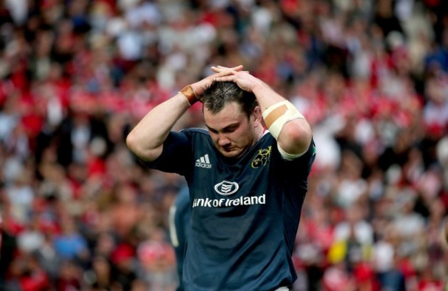 Damien Varley dejected