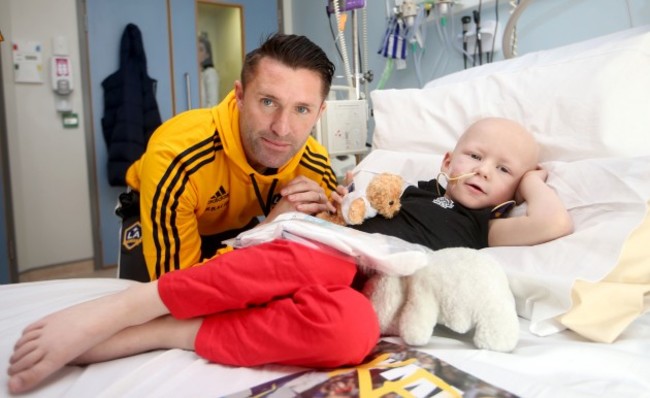 Robbie Keane meets Tommy Kelly-Shaw