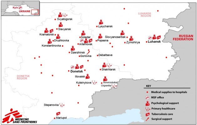 MSF in Ukraine activity map FEB2015 (2)