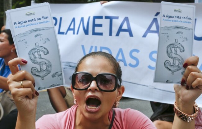 Brazil Water Protest