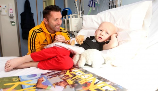 Robbie Keane meets Tommy Kelly-Shaw