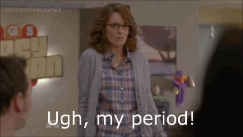 Amateur on her period