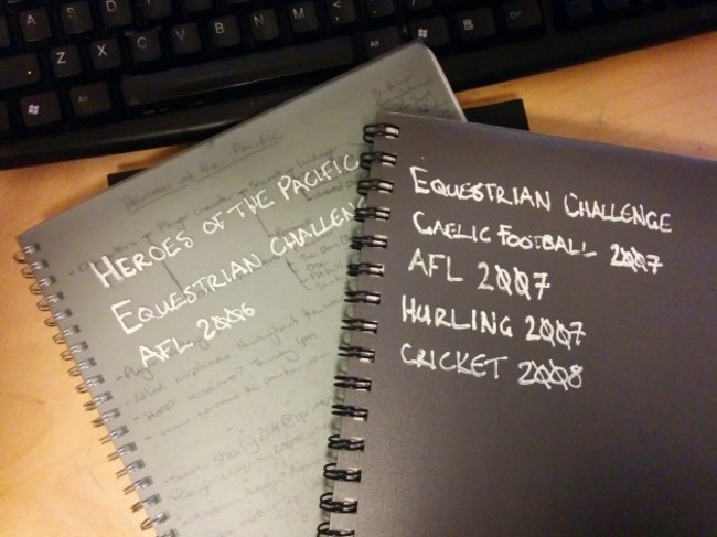 Justin Halliday - Development Notebooks