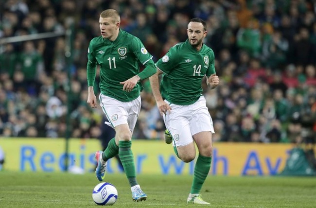 James McClean and Marc Wilson