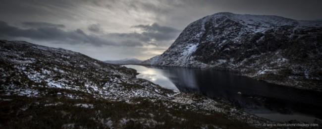 Lough Fada, and Kn ocklomena , Dunkerron Mountains