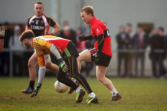 Thomas Hickey scores his side's second goal