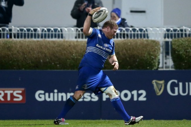 Sean Cronin celebrates scoring his sides fourth try