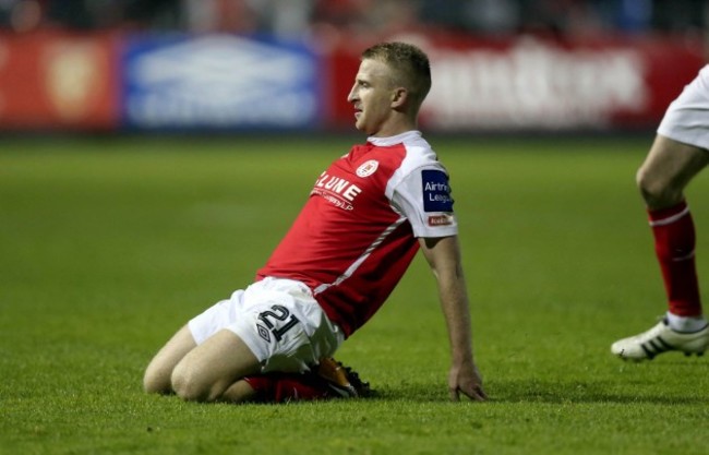 Daryl Kavanagh celebrates scoring 20/9/2013